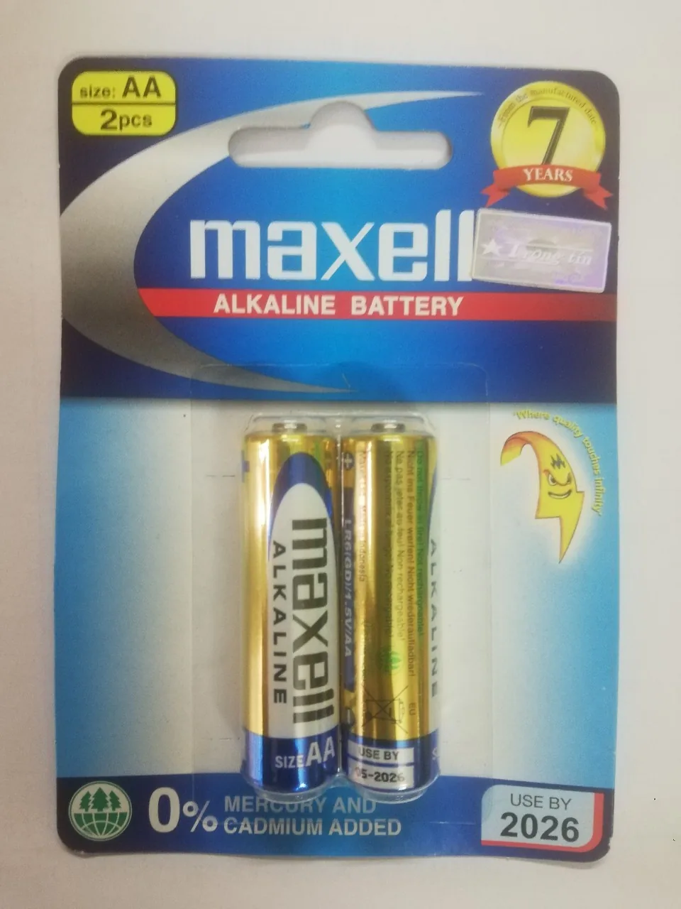 Pin aa maxell alkaline lr6