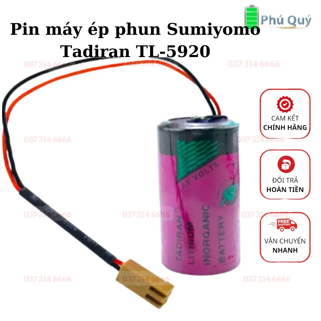Pin MÁY ÉP PHUN SUMITOMO Tadiran TL-5920