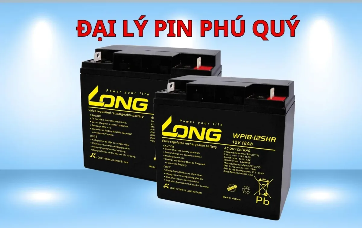 Ắc quy 12V Long 18Ah (WP18-12SHR) giá tốt chính hãng - Pin Phú Quý