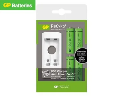 ‘- Bộ pin sạc U211 kèm 2 viên Pin sạc Recyko+ AA 1000mAh và 2 viên Pin sạc AAA 400mAh - Pin Phú Quý