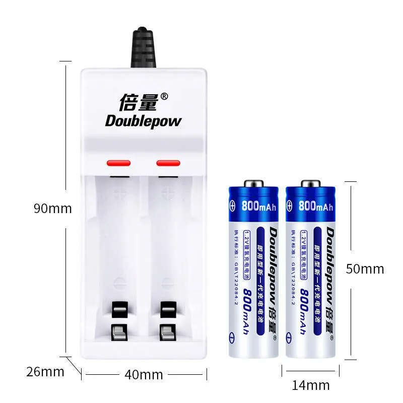 Bộ Sạc Pin AA AAA DP-U21 + 2 Pin AA 1200mAh