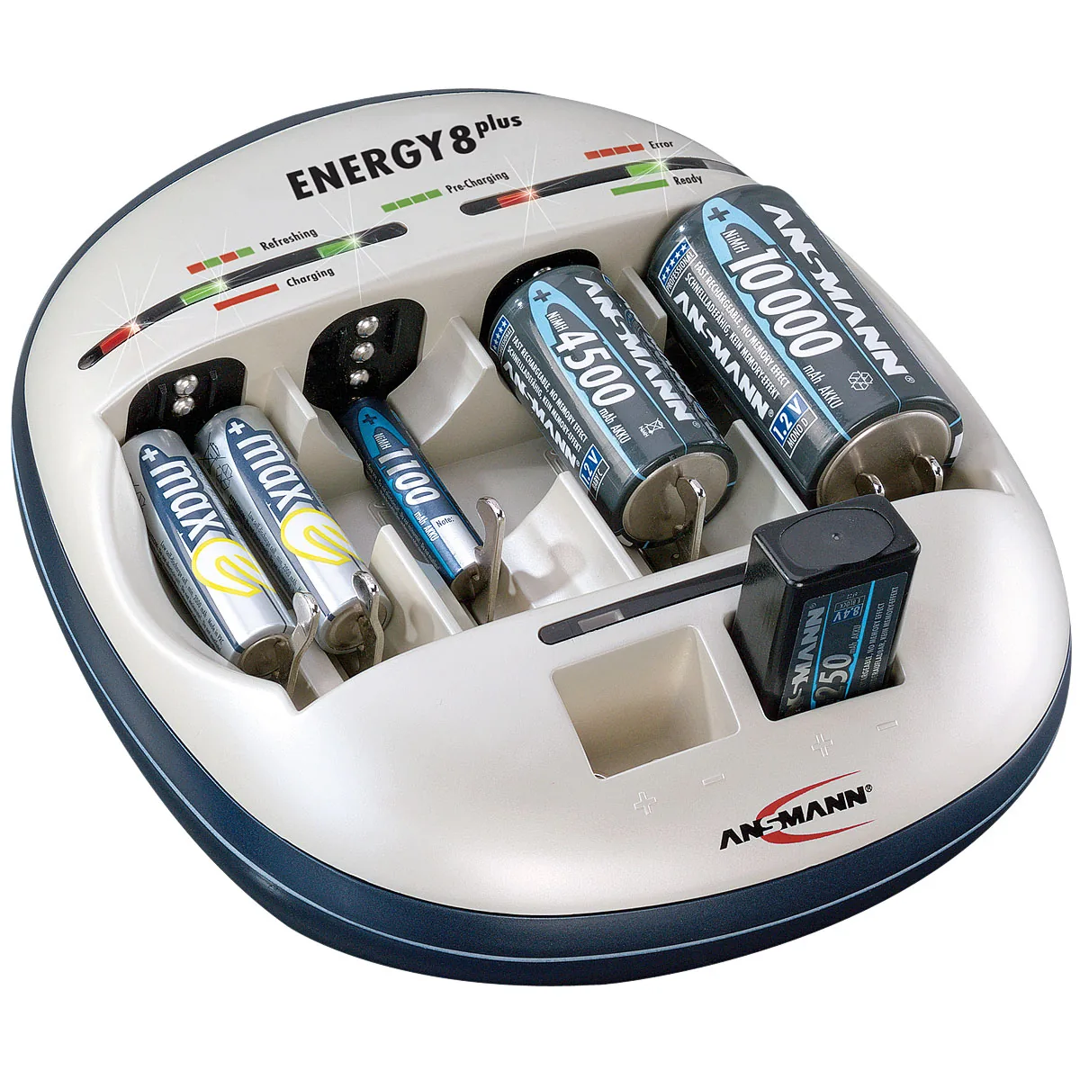 Bộ sạc pin ansmann ENERGY 8 Plus (không kèm pin) - Pin Phú Quý