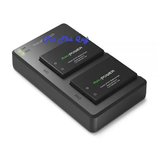 Pin canon-lp-e17-ravpower-rp