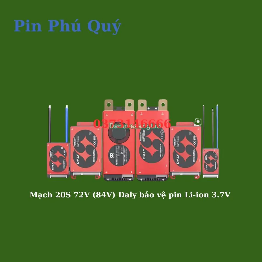 Mạch 20S 72V (84V) Daly bảo vệ pin Li-ion 3.7V