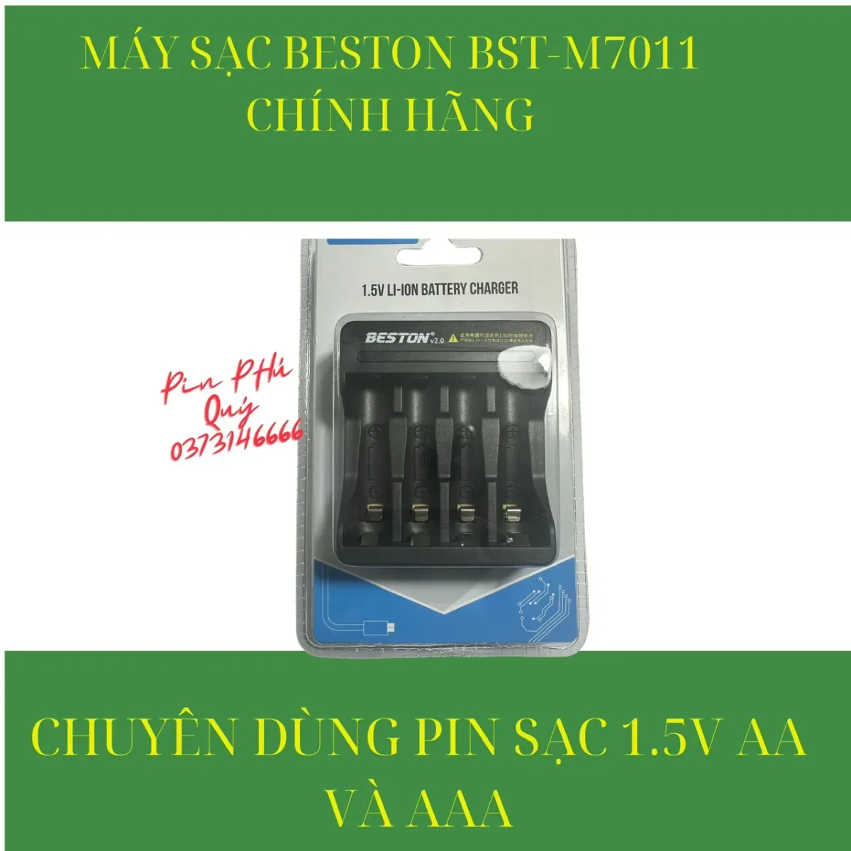 Máy Sạc Beston BST M7011 - Pin Phú Quý