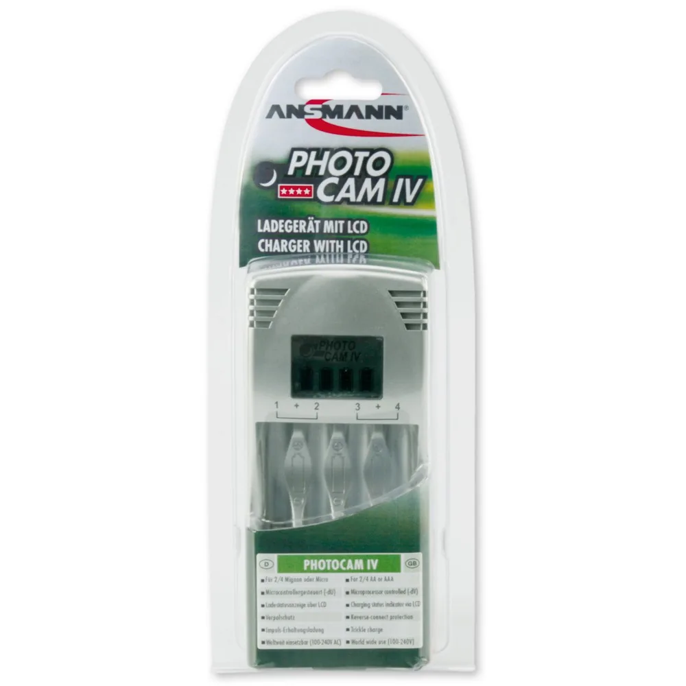 Máy Sạc Pin Ansmann Photocam IV Sạc Nhanh, Tự Ngắt - Pin Phú Quý