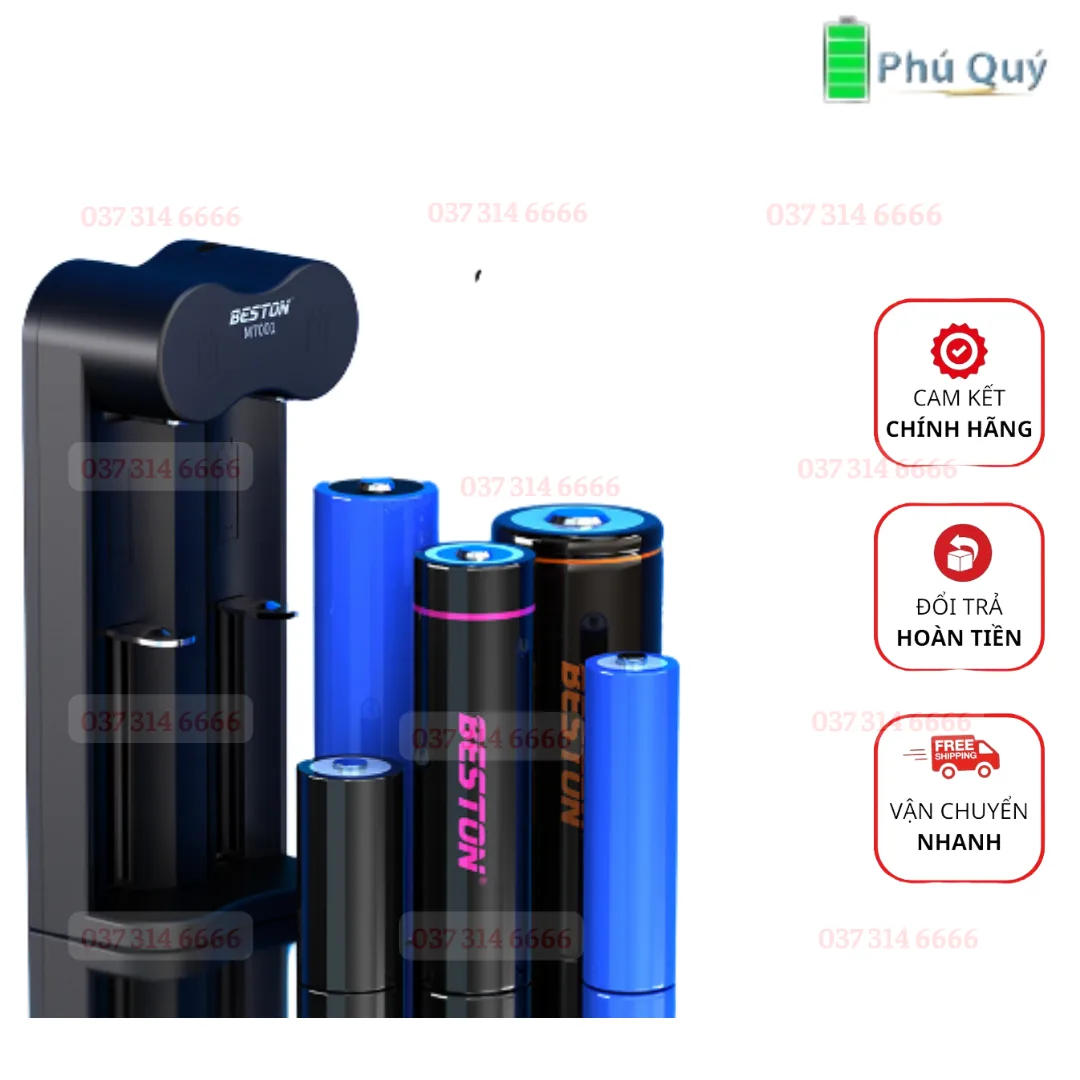 Máy sạc pin beston có thể sạc pin 26650 - Pin Phú Quý