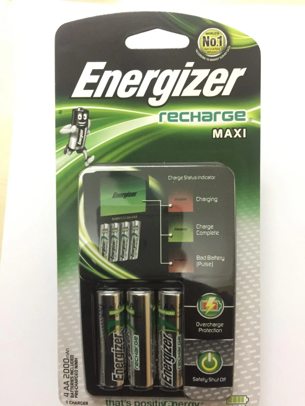 Máy sạc pin Energizer CHVCM4 kèm 4 pin sạc AA 2000mah - Pin Phú Quý