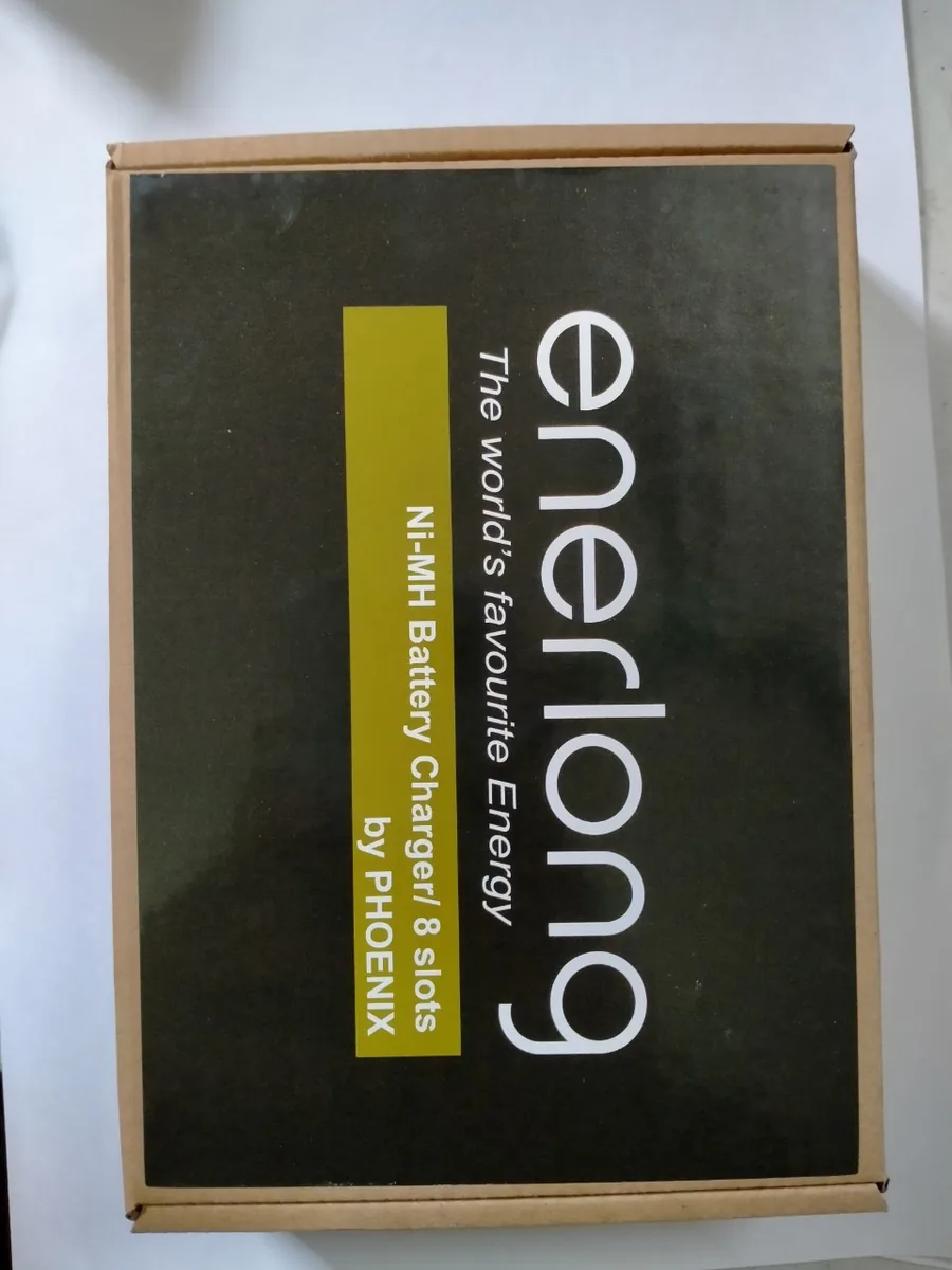 máy sạc pin enerlong 8 viên