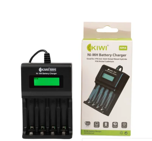 máy sạc pin kiwi có màn hình
