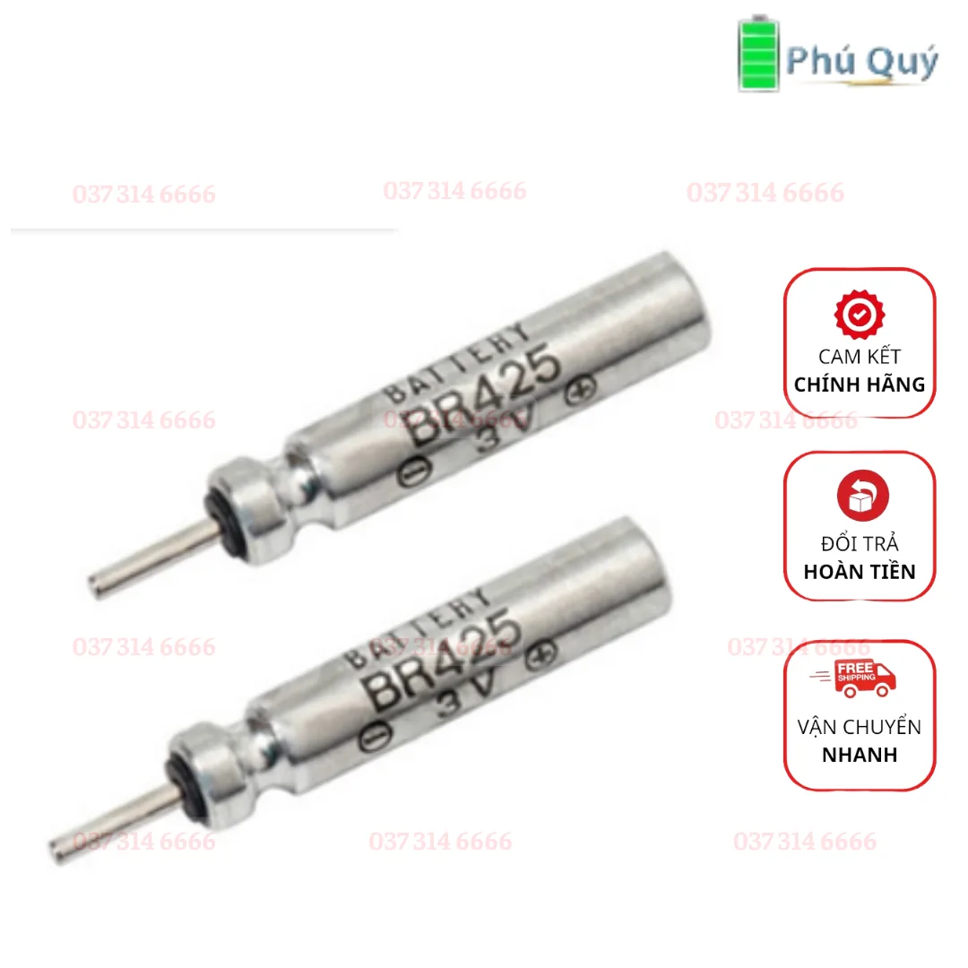 Panasonic BR-425/B; Pin Phao Câu cá _Cần Câu Cá Panasonic BR-425/BN Lithium 3.0v chính hãng - Pin Phú Quý