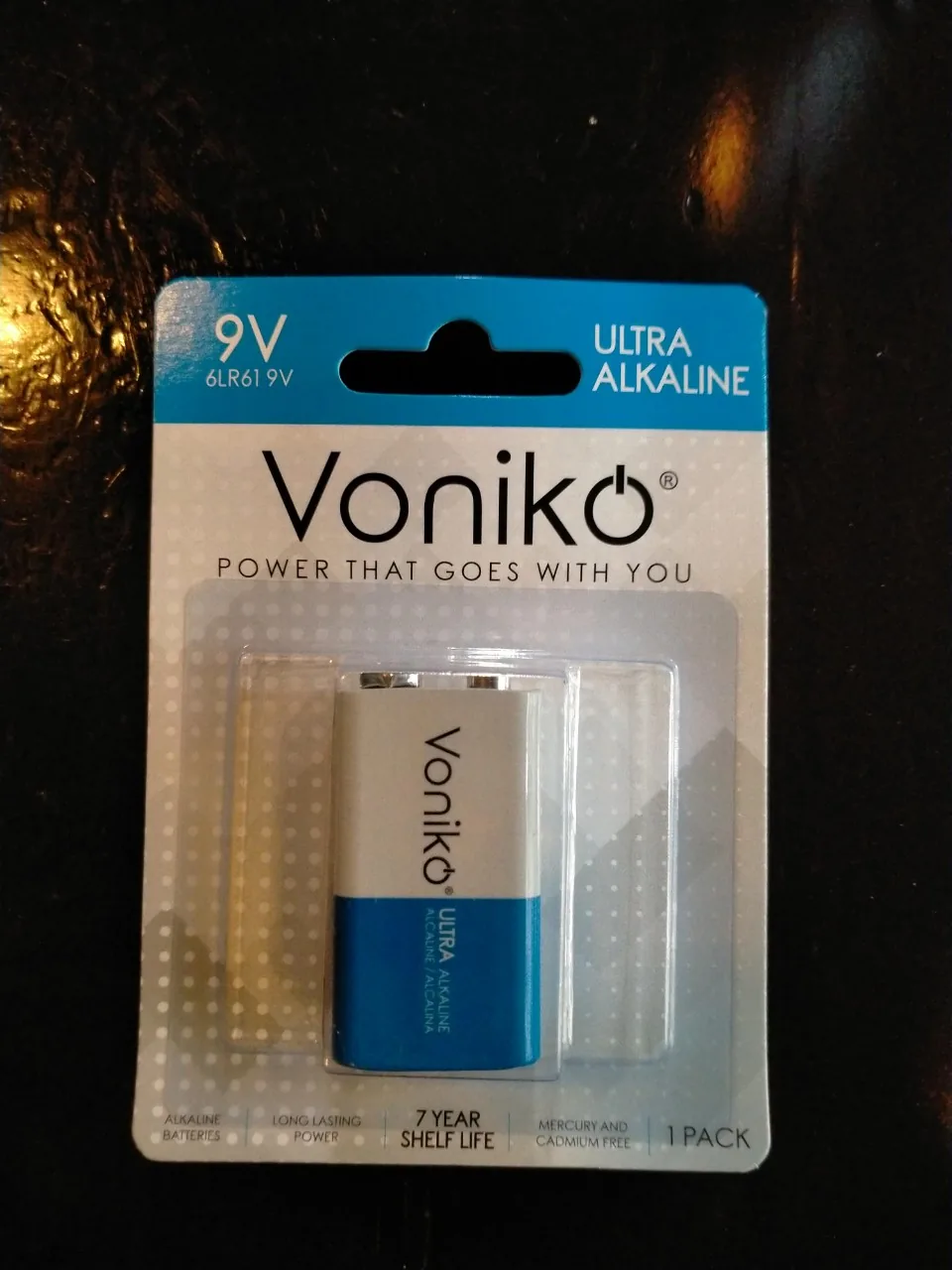 PIN 9V VONIKO USA ALKALINE 6LR61T