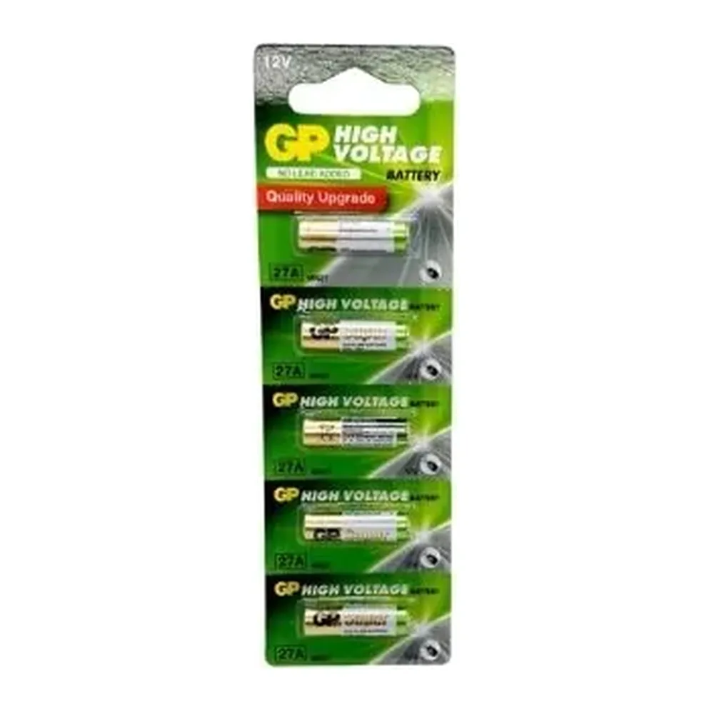 Pin A27 Gp super alkaline 27A vỉ 5 viên chính hãng