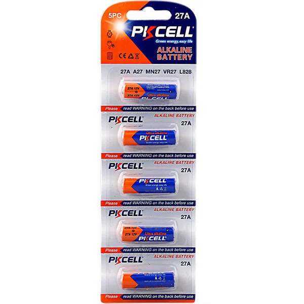 Pin A27 Pkcell Alkline vỉ 5viên - Pin Phú Quý