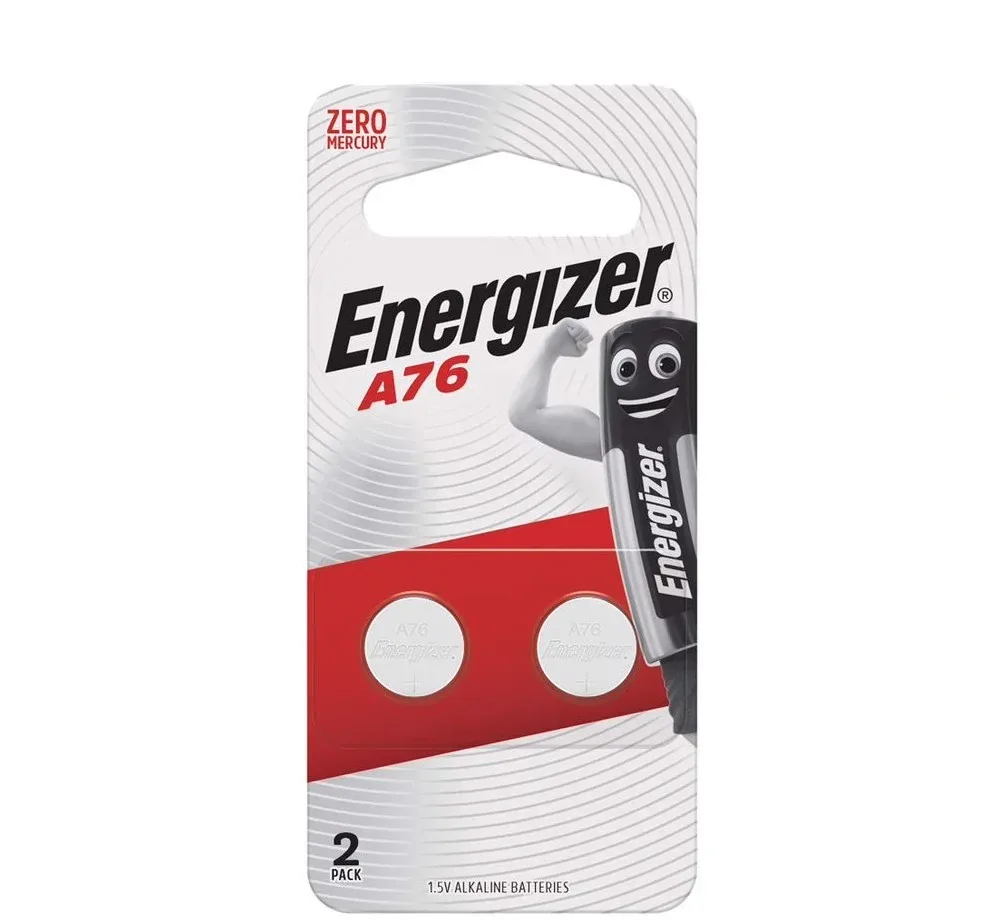 Pin A76 Energizer LR44 AG13 vỉ 2 viên - Pin Phú Quý