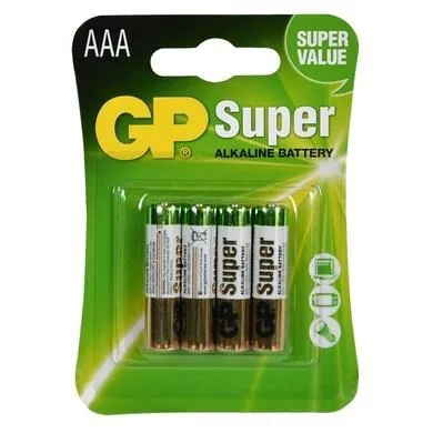 Pin AAA Alkaline GP vi 4 viên 1,5v - Pin Phú Quý