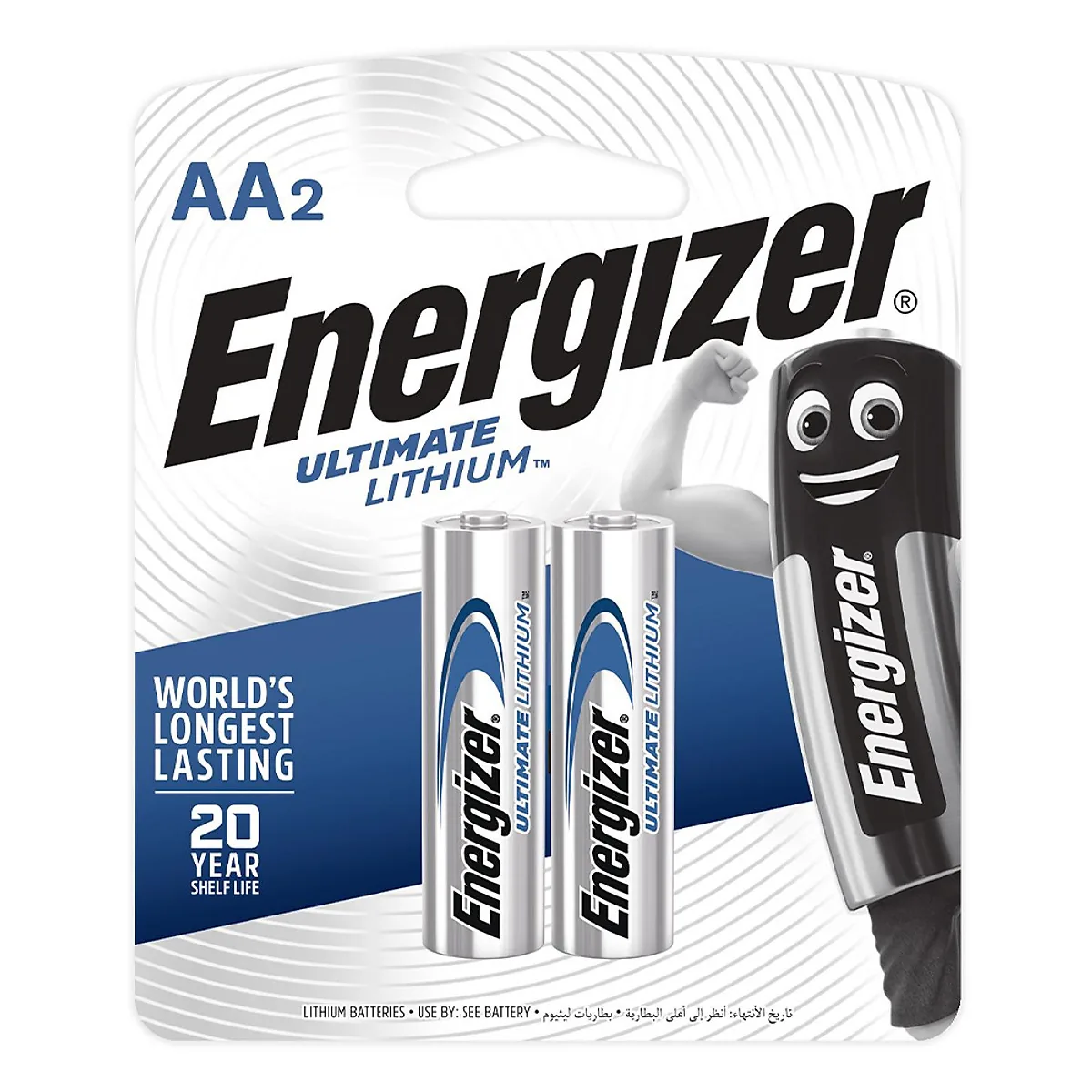 Pin AA Energizer Lithium L91 RP2 - Pin Phú Quý