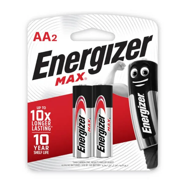 Pin AA Energizer vỉ 2 viên - Pin Phú Quý