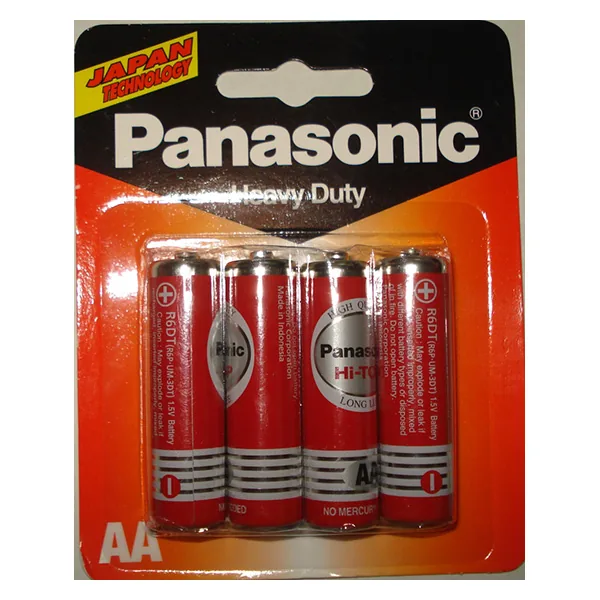 Pin AA Panasonic Hi-Top Carbon vỉ 4 viên