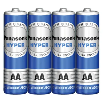 Pin AA Panasonic Hyper Carbon gói 4 viên