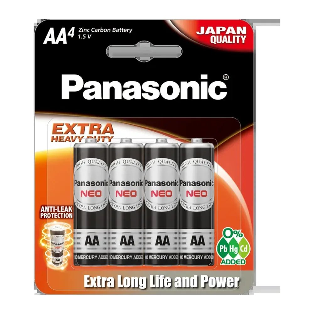 Pin AA Panasonic Neo Carbon vỉ 4 viên