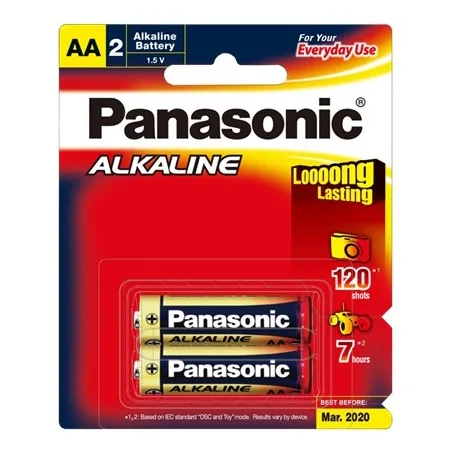 Pin AA Panasonic LR6T/2B vỉ 2 viên
