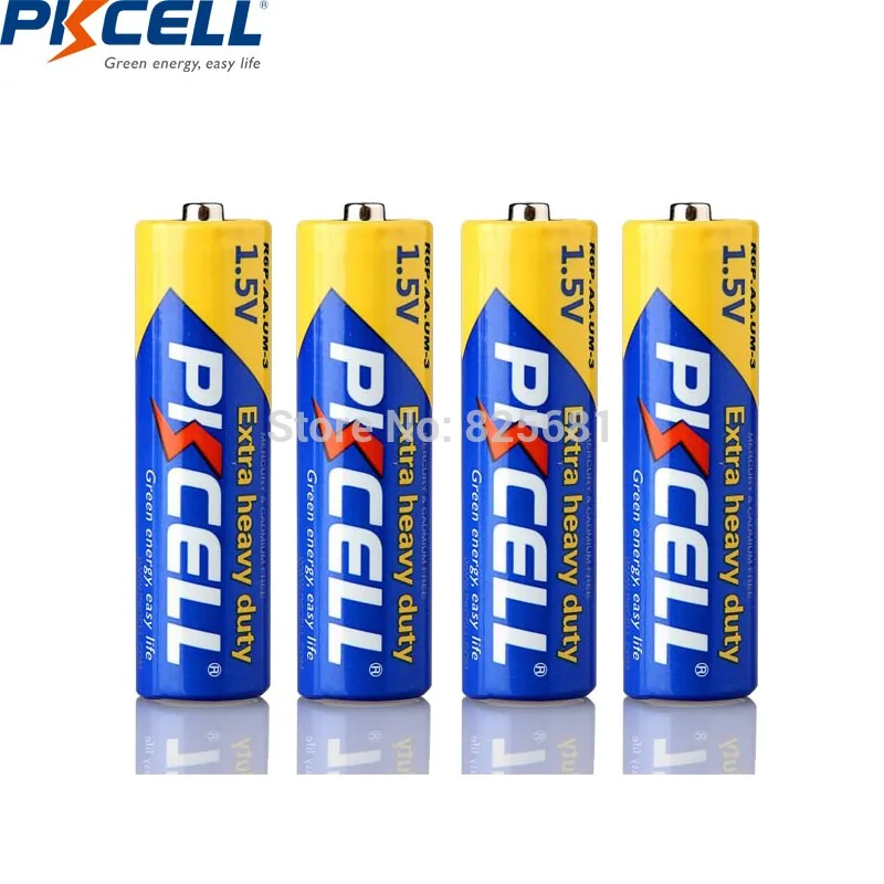 Pin AA Pkcell cacbon vỉ 4 viên - Pin Phú Quý