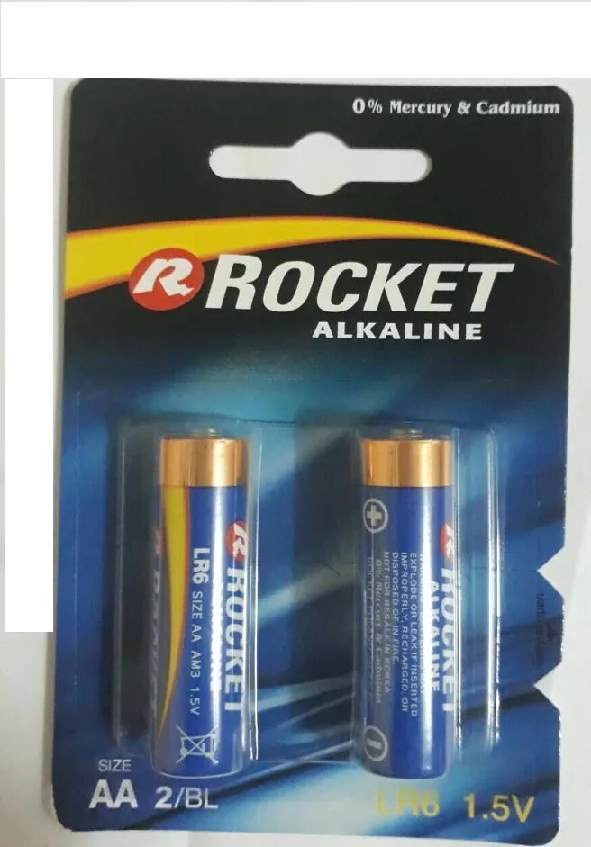 Pin AA Rocket vỉ 2 viên - Pin Phú Quý