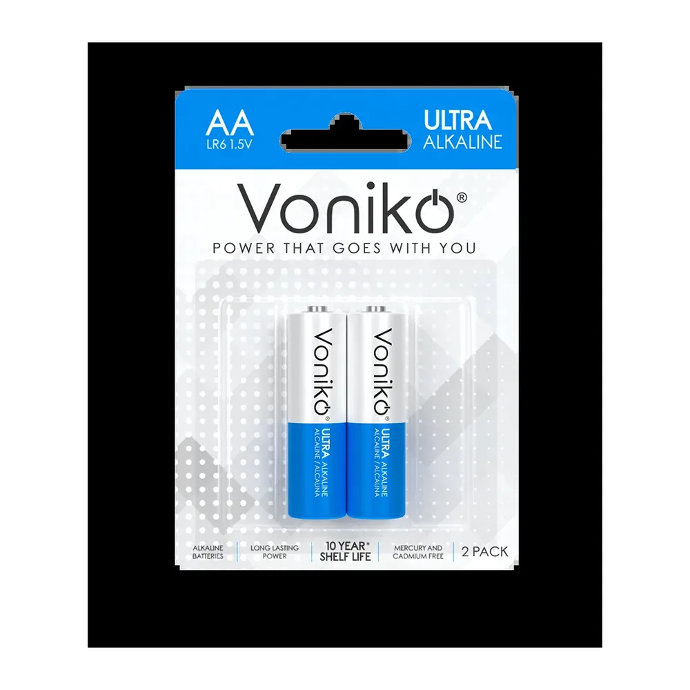 Pin AA voniko usa alkaline vỉ 2 viên