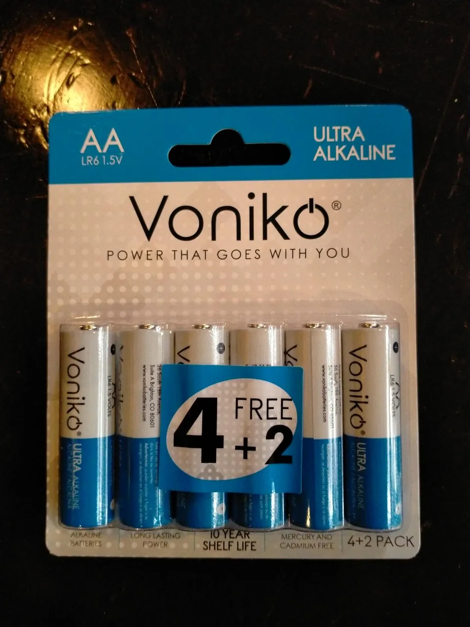 Pin AA voniko usa alkaline vỉ 6 viên - Pin Phú Quý