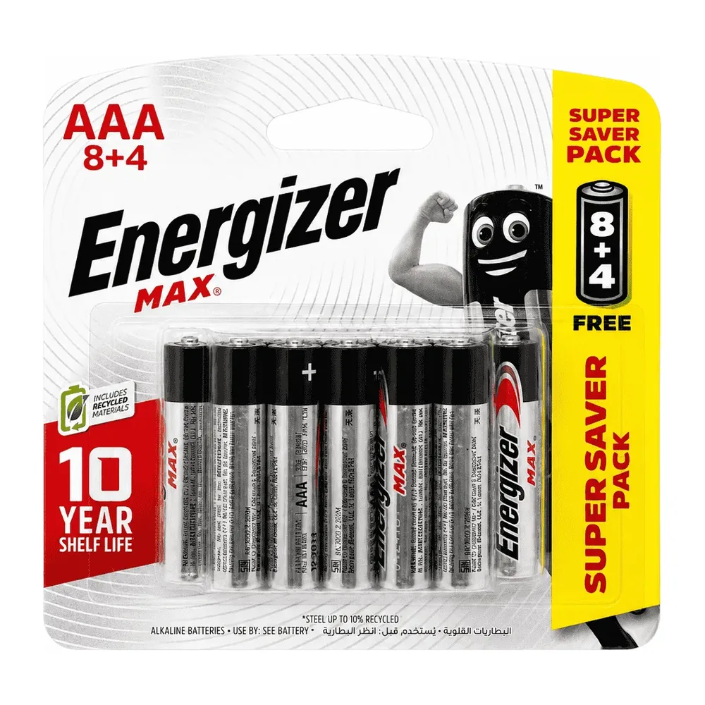 Pin AAA Energizer vỉ 12 viên