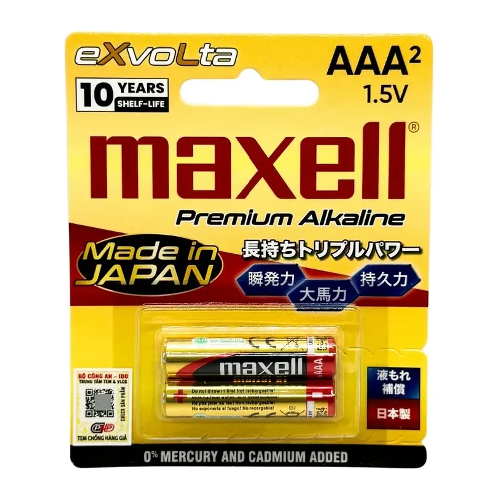 Pin AAA maxell exvolta Lr30(w)/2b Chính Hãng Japan