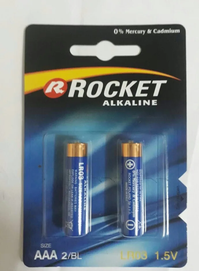 Pin AAA Rocket vỉ 2 viên - Pin Phú Quý