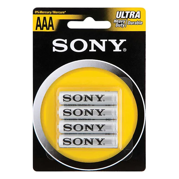 Pin AAA Sony Carbon vỉ 4 viên