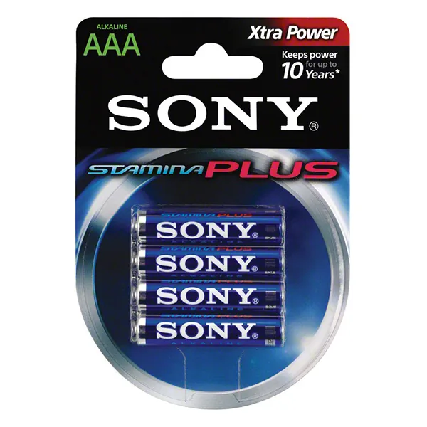 Pin AAA Sony Stamina Plus vỉ 4 viên