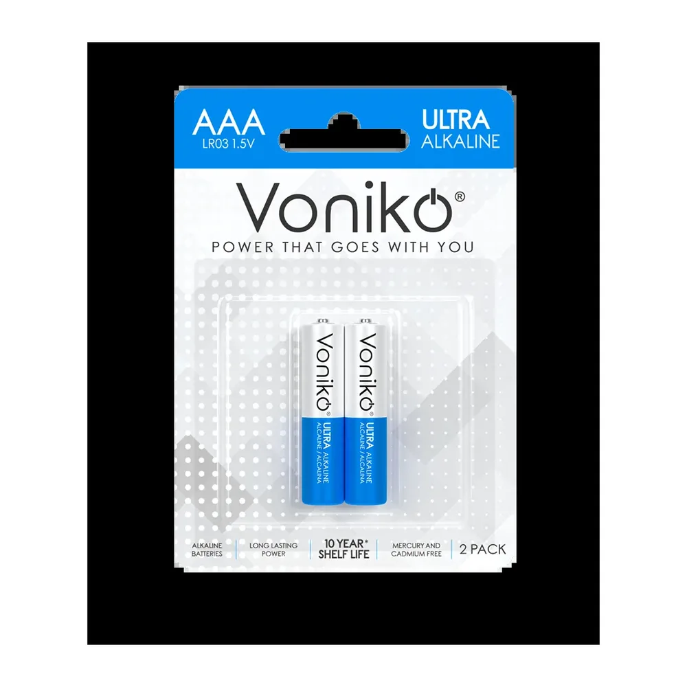 Pin AAA voniko usa alkaline vỉ 2 viên