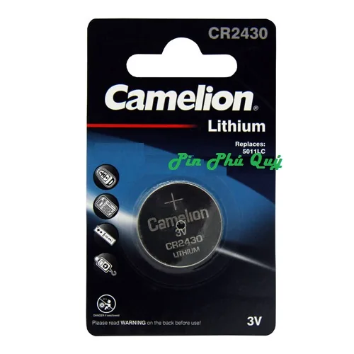 Pin Camelion CR2430 - Pin Phú Quý