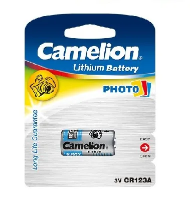 Pin CR123a Camelion 3V vỉ 1 viên - Pin Phú Quý
