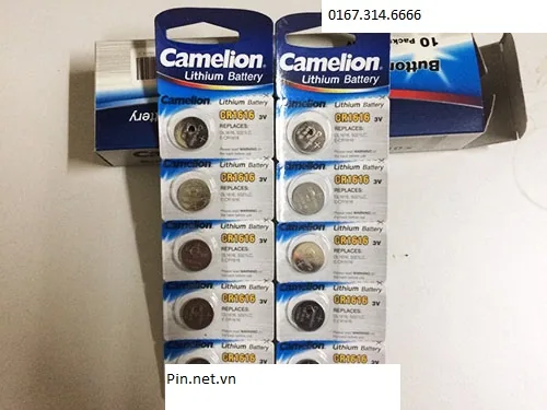 Pin CR1616 Camelion, Pin 3v Chính Hãng - Pin Phú Quý