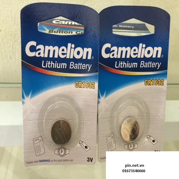 Pin CR1632 Camelion, Pin 3v Chính Hãng - Pin Phú Quý