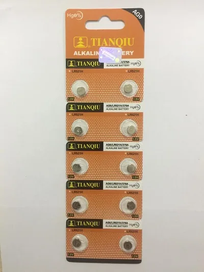 Pin cúc áo Alkaline AG0 – LR521H – 379A vỉ 10 viên - Pin Phú Quý