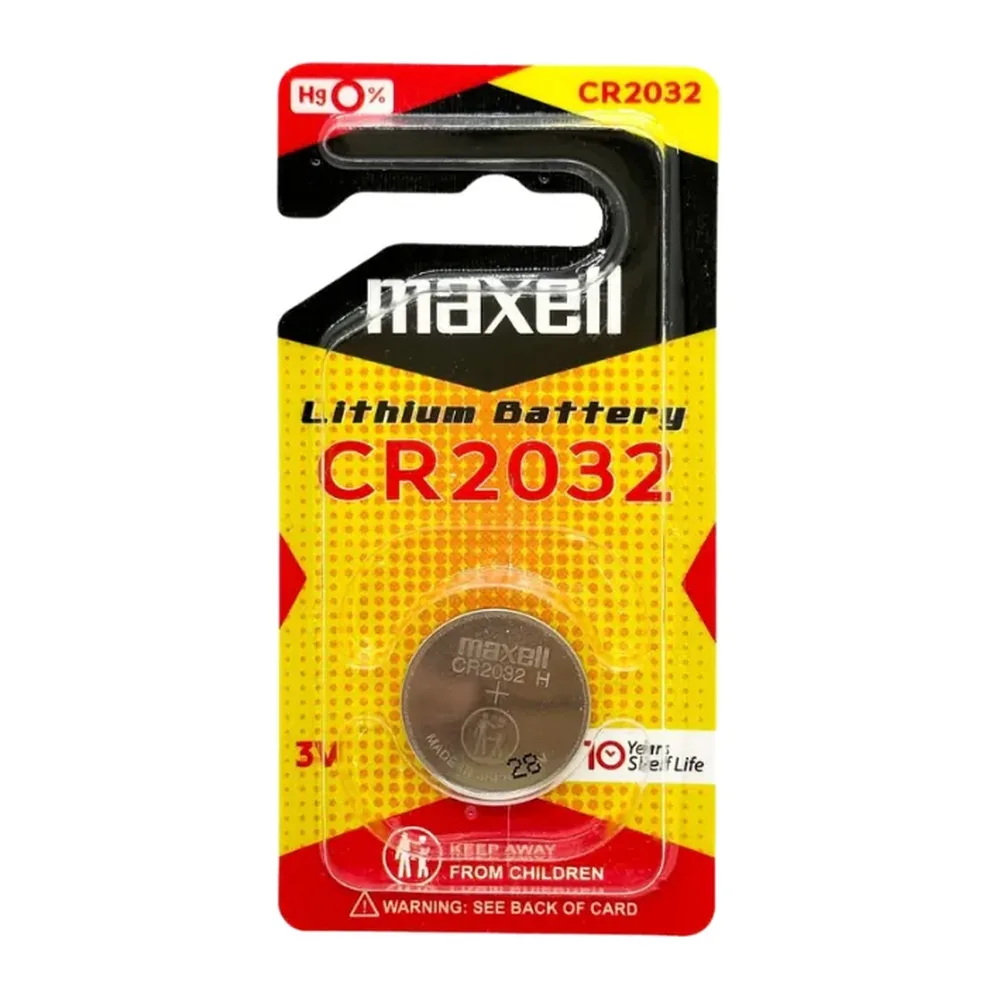Pin cúc áo CR2032 Lithium 3V Maxell vỉ 1 viên – Hàng chính hãng