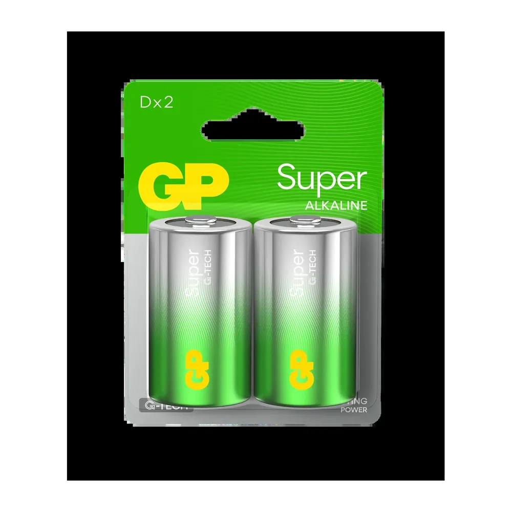 Pin Đại Alkaline D GP13AETA21-2GSBC2 ( Vỉ 2 viên )