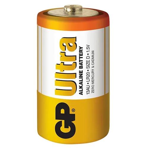 Pin đại D 1.5V GP  Alkaline 13AU U2 vỉ 2 viên - Pin Phú Quý