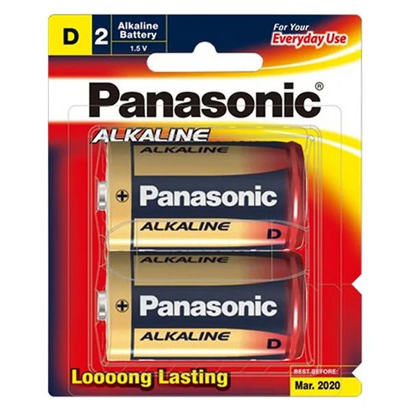 Pin đại Panasonic D vỉ 2 viên