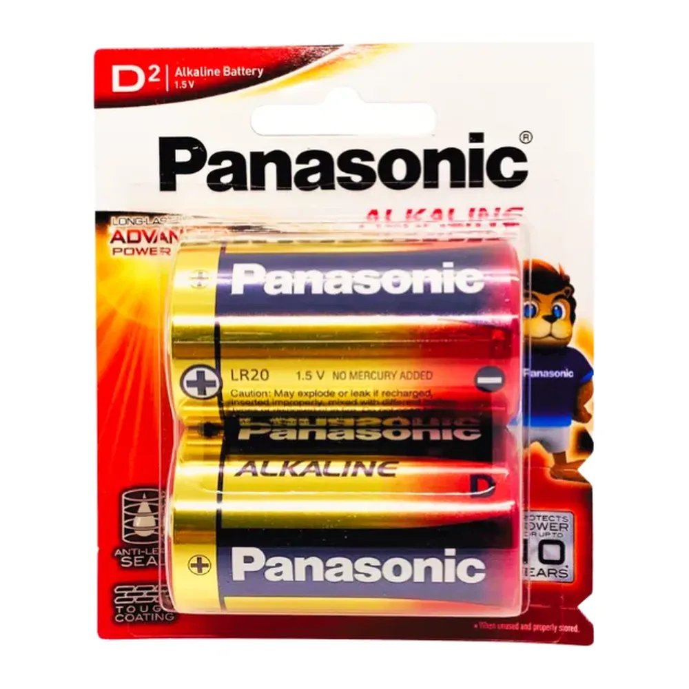 Pin đại Panasonic D vỉ 2 viên