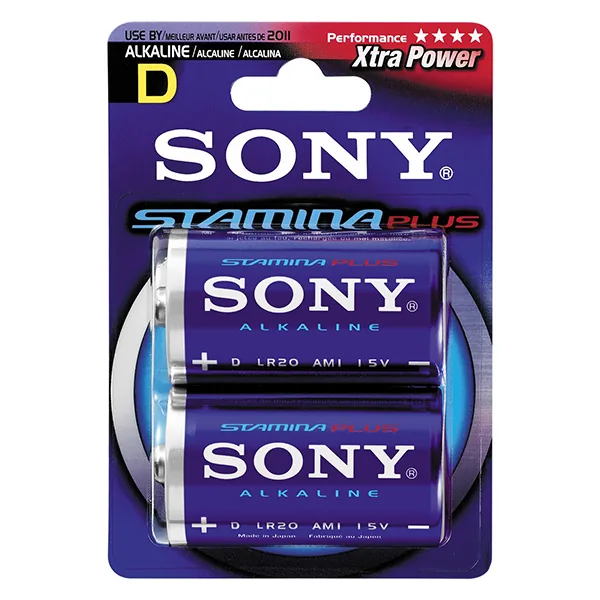 Pin đại Sony D Stamina Plus vỉ 2 viên