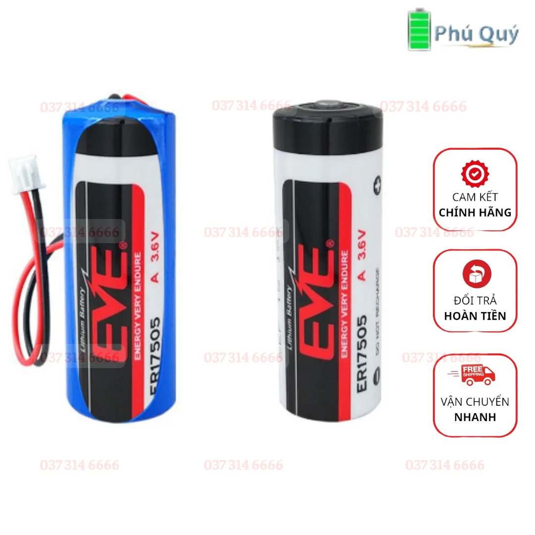 Pin Eve ER17505 3.6V pin lithium ER17/50 - Pin Phú Quý