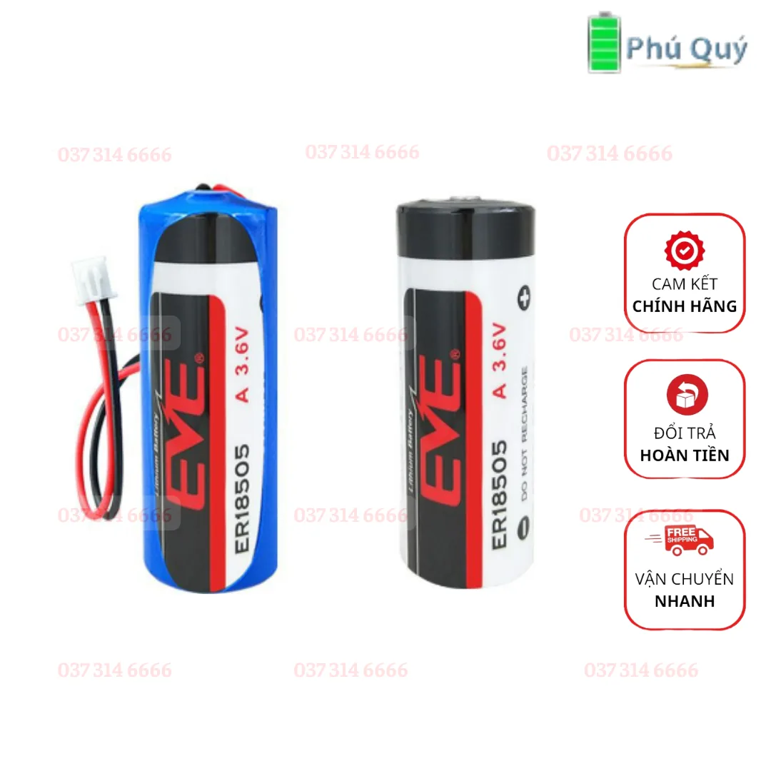 Pin eve ER18505 lithium 3.6V - Pin Phú Quý