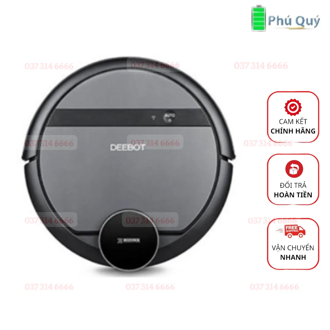 Pin iRobot lau nhà hút bụi Ecovacs debot slim 2 black _THAY PIN các loại iRobot hãng ECOVACS - Pin Phú Quý